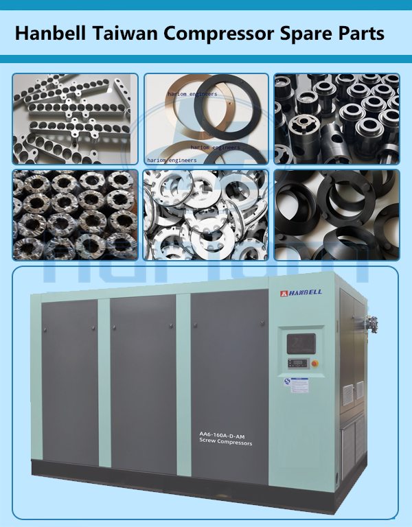 Hanbell Taiwan Compressor Spare Parts Manufacturer